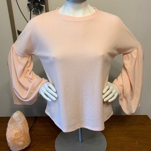 💎light pink butterfly sleeve top